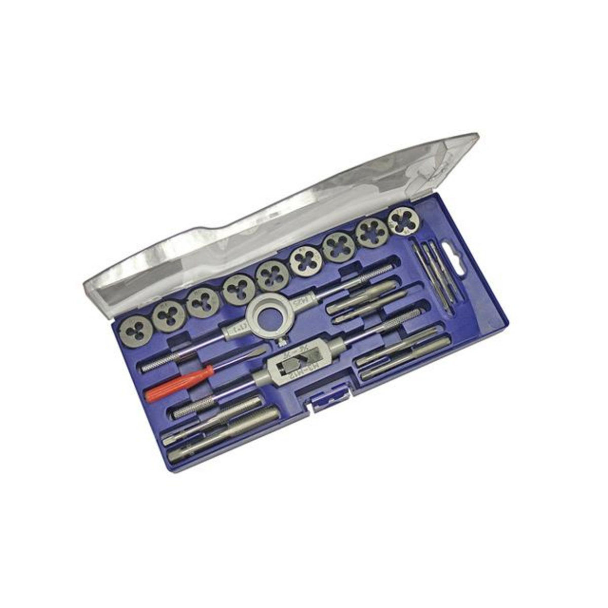 OUTIFRANCE Coffret plastique de tarauds et filières 21 pièces