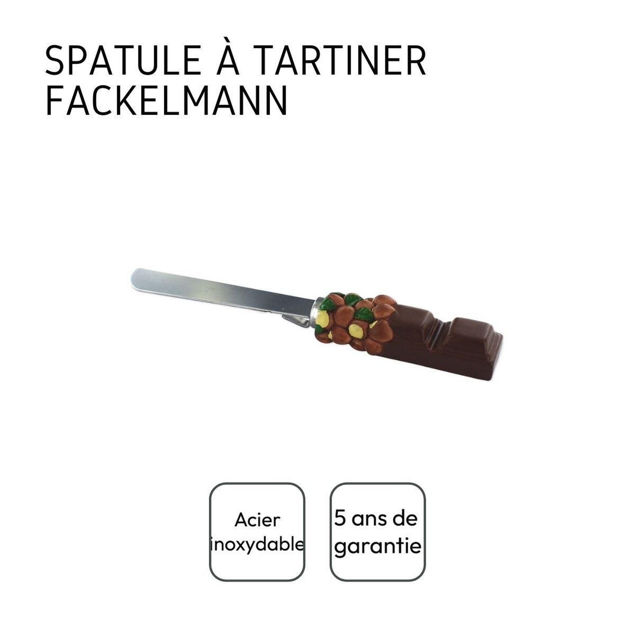 Voir la diapositive 4 : Fackelmann Set de 4 ustensiles de cuisine spatule pour pâte à tartiner et spatule fackelmann display