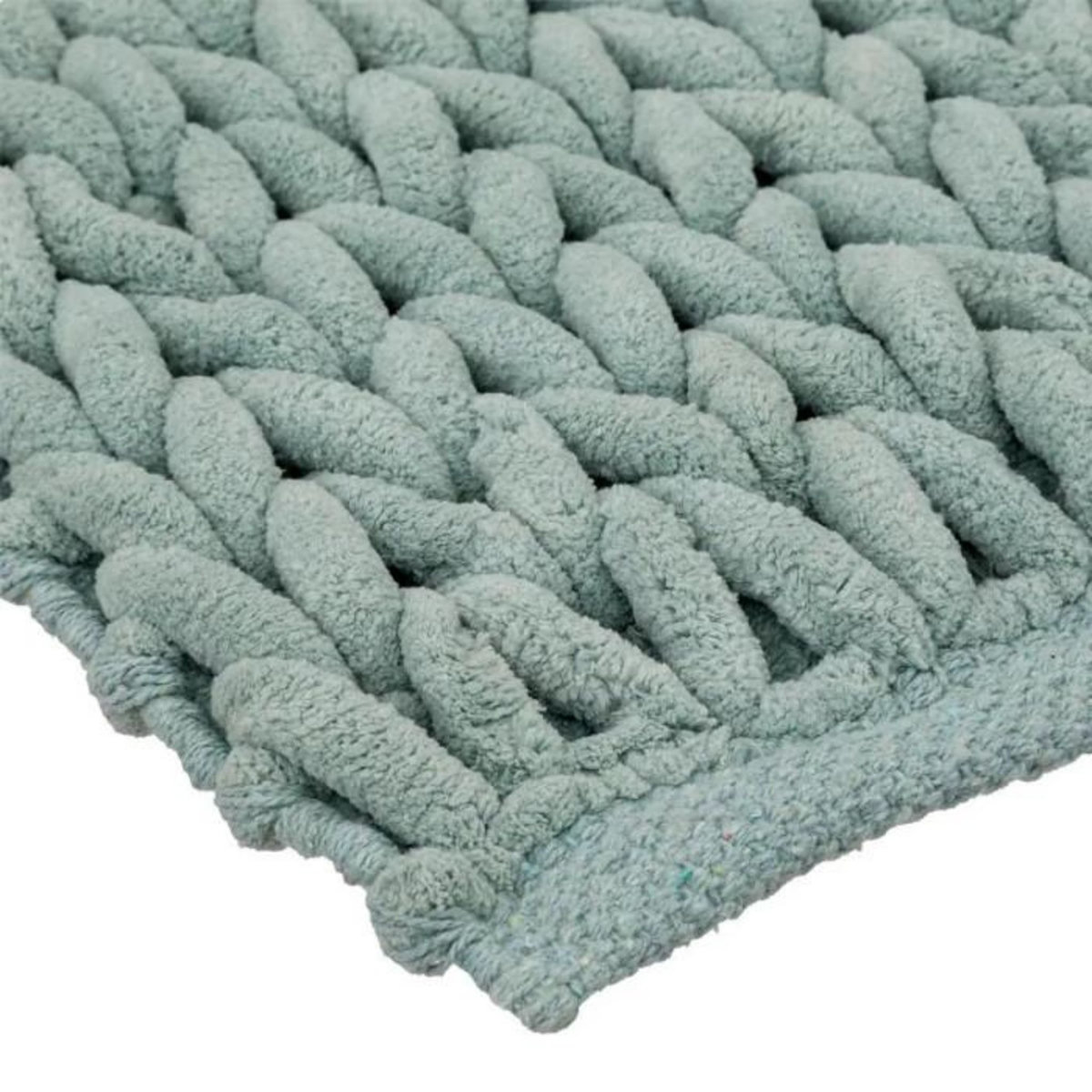 FIVE Tapis de Salle de Bain  Tissé Épais  50x120cm Vert