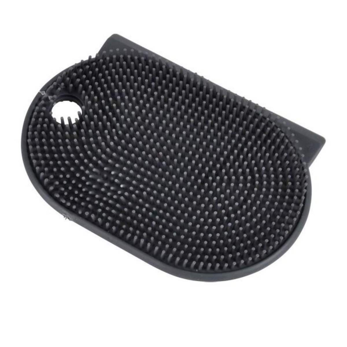 Paris Prix Brosse Multifonction Silicone  Plate  12cm Anthracite