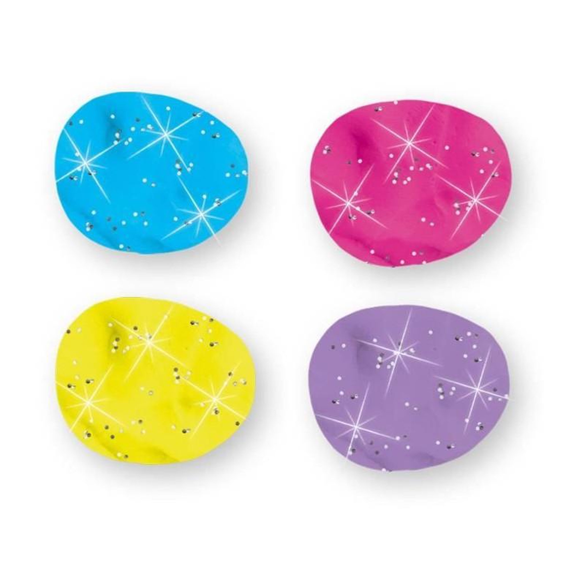 Voir la diapositive 2 : SES Creative Pâte a modeler Feel good - Scintillant (4x90gr) - SES CREATIVE