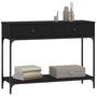 Voir la diapositive 3 : VIDAXL Table console noir 100x34,5x75 cm bois d'ingenierie