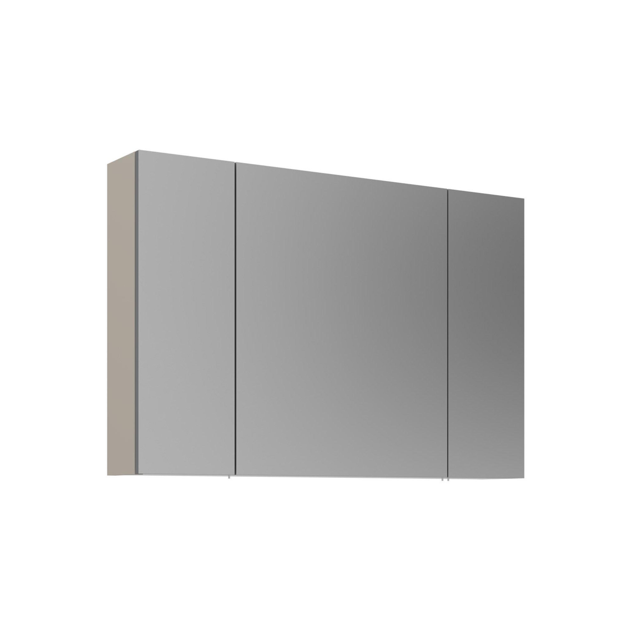 Habitat et Jardin Meuble Salle de Bain avec Miroir  Desna 100  - 97 x 16 x 66 cm - Sand