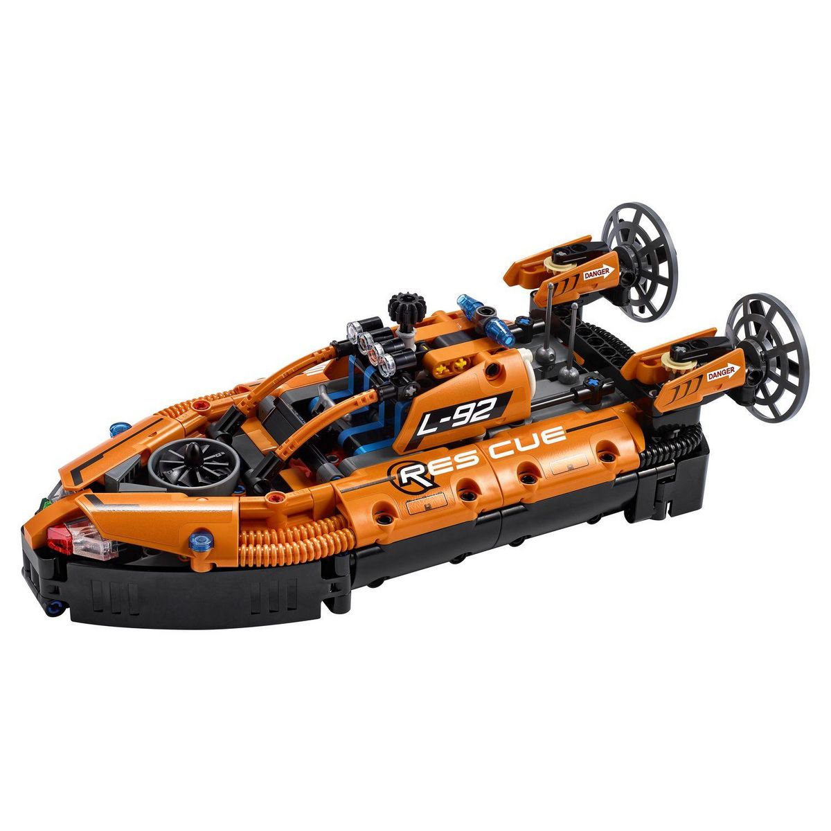 LEGO Technic 42120 Aéroglisseur de Sauvetage, et Avion Bimoteur