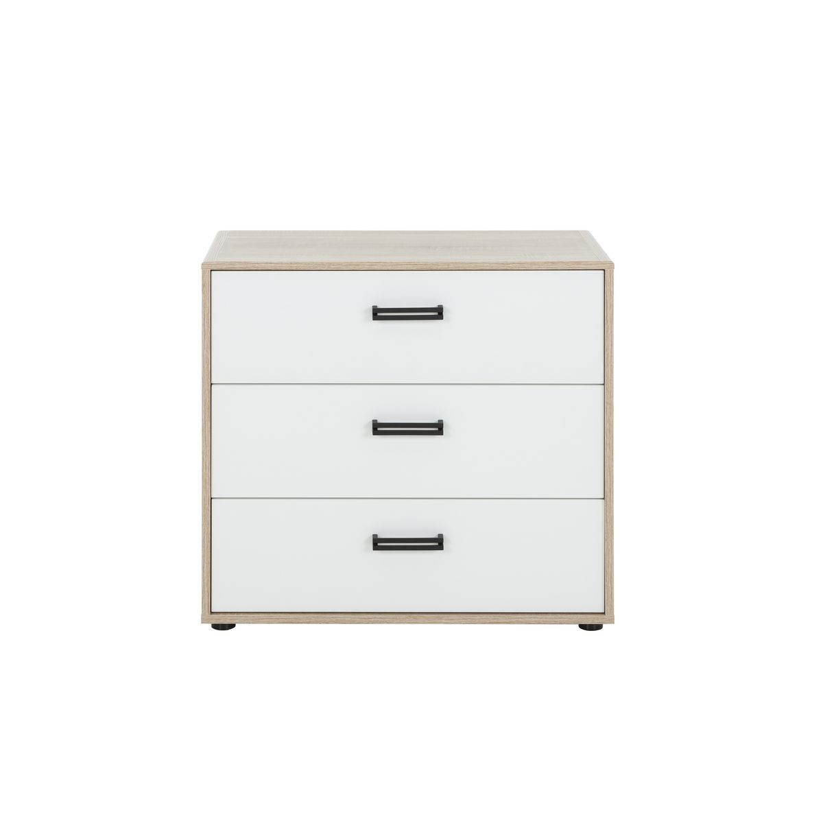 Commode 3 tiroirs L81xH73xP41cm ALLAN
