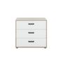 Voir la diapositive 4 : Commode 3 tiroirs L81xH73xP41cm ALLAN