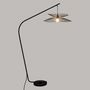 Voir la diapositive 2 : ATMOSPHERA Lampadaire Arc Design  Alara  177cm Noir
