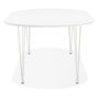 Voir la diapositive 5 : Paris Prix Table de Repas Extensible  Babao  120-220cm Blanc