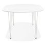 Voir la diapositive 5 : Paris Prix Table de Repas Extensible  Babao  120-220cm Blanc