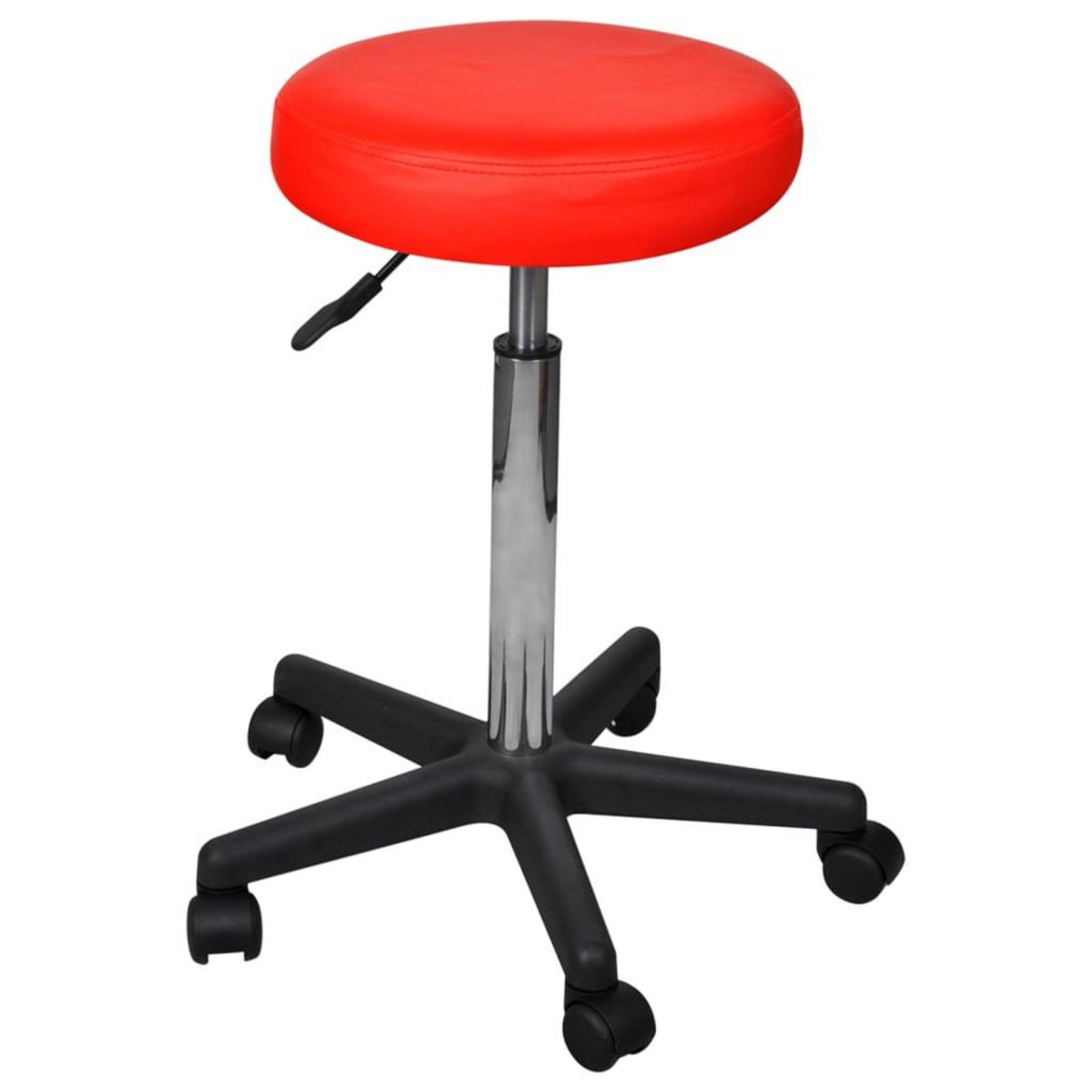 VIDAXL Tabourets de bureau lot de 2 Rouge 35,5x84 cm Similicuir