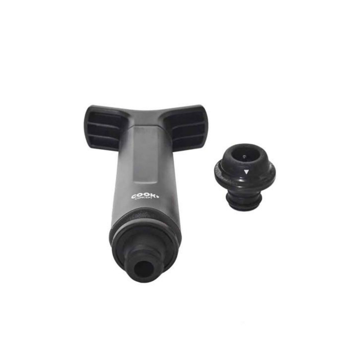 Paris Prix Pompe à Vin Vide d'Air  2 Bouchons  16cm Noir