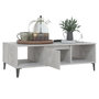 Voir la diapositive 4 : VIDAXL Table basse gris béton 103,5x60x35 cm bois d ingénierie
