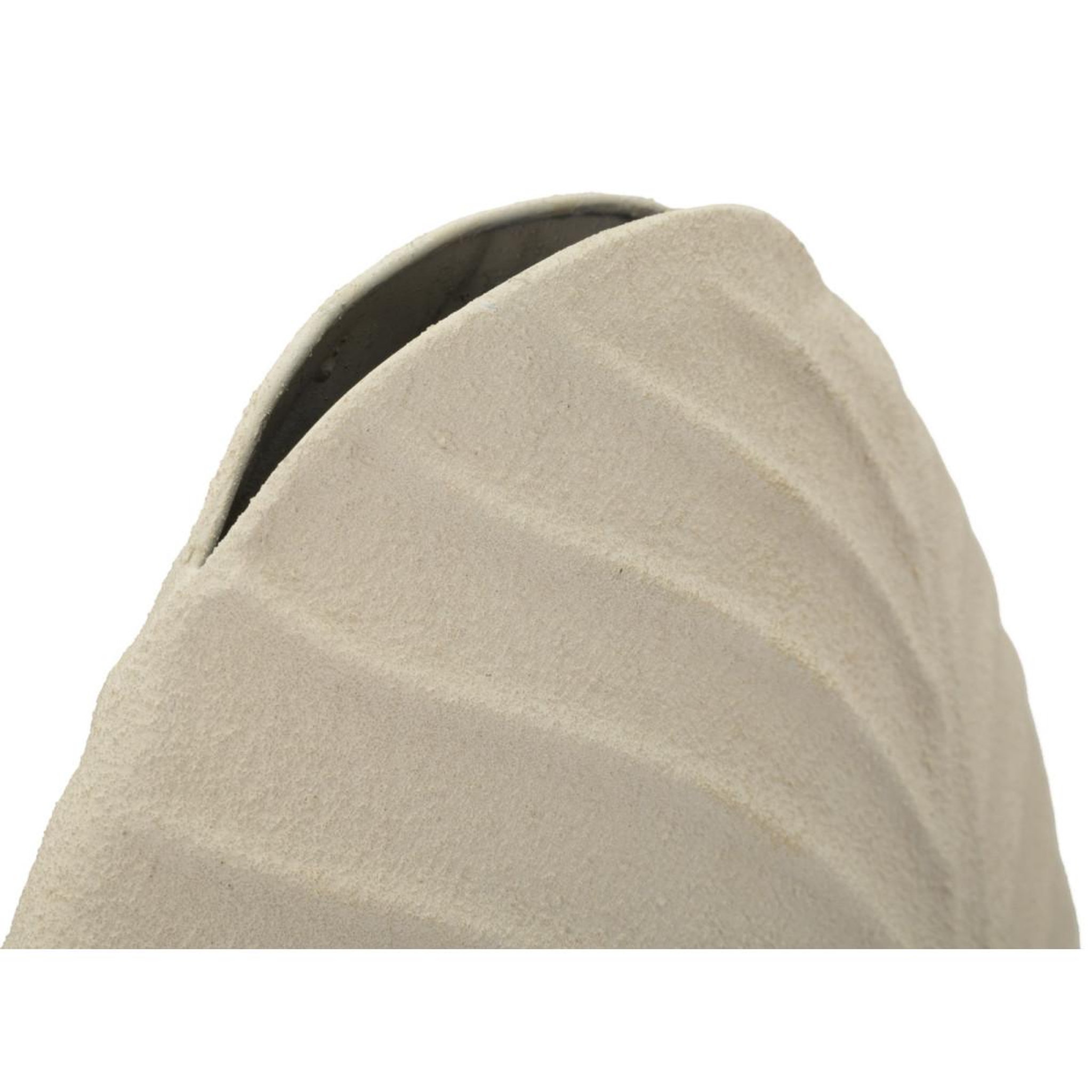 Voir la diapositive 4 : Paris Prix Vase design  dune  41cm crème
