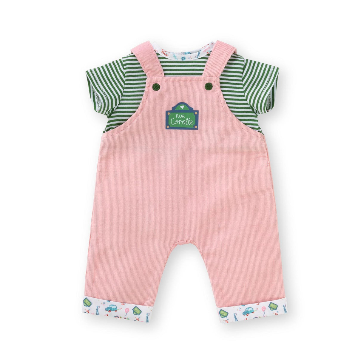 Corolle T-Shirt et Salopette Week-end à Paris pour poupon 30 cm