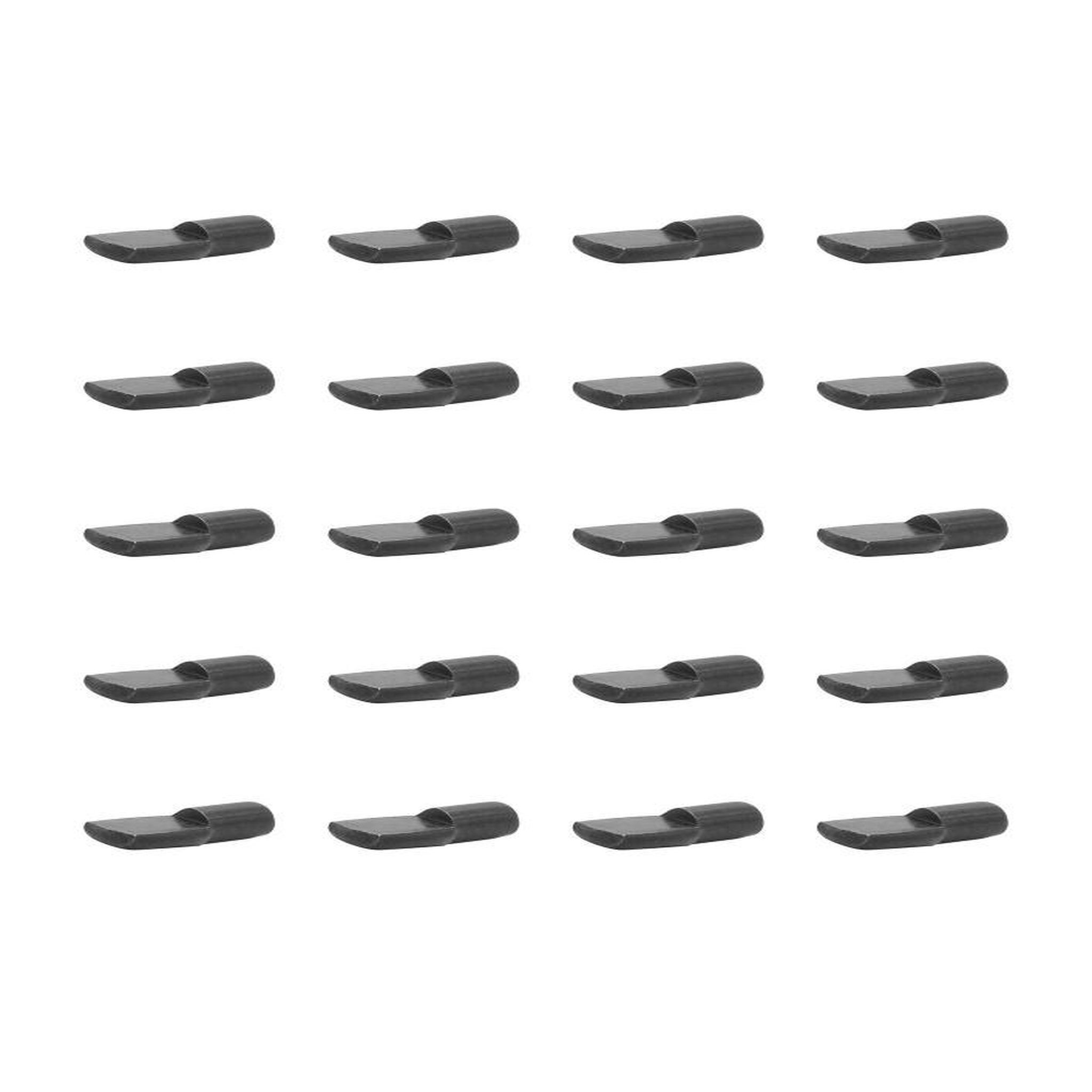 CIME Lot de 20 taquets à enfoncer, acier noir