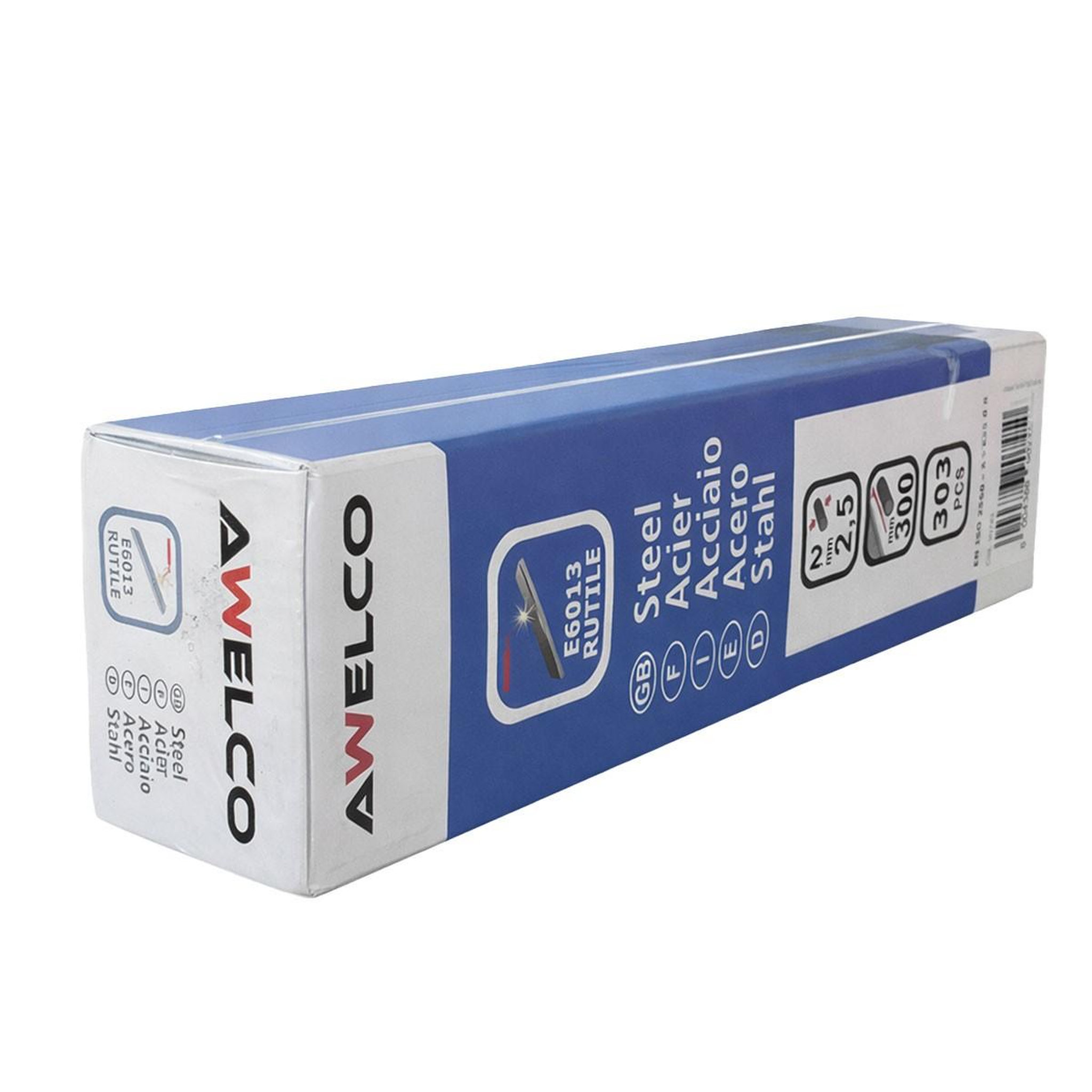 Awelco Métal d'apport mma - 303 electrodes de soudage enrobées ø 2.5 x 300mm baguettes de soudure rutiles e6013 awelco