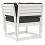Voir la diapositive 5 : VIDAXL Salon de jardin 6 pcs avec coussins blanc bois massif de pin