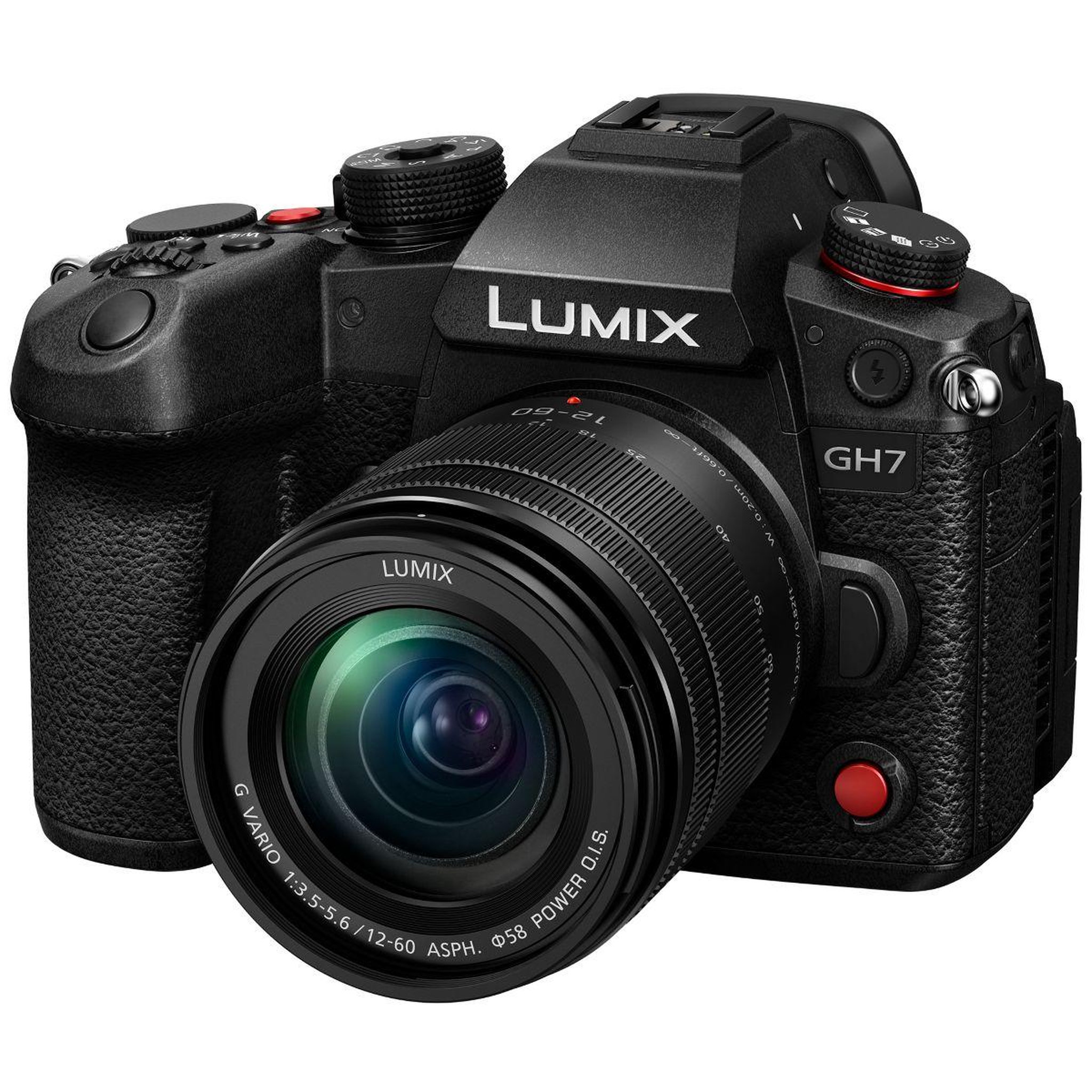PANASONIC Appareil photo Hybride GH7 noir +12-60mm Lumix