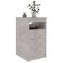 Voir la diapositive 3 : VIDAXL Armoire a tiroirs Gris beton 40x50x76 cm Bois d'ingenierie