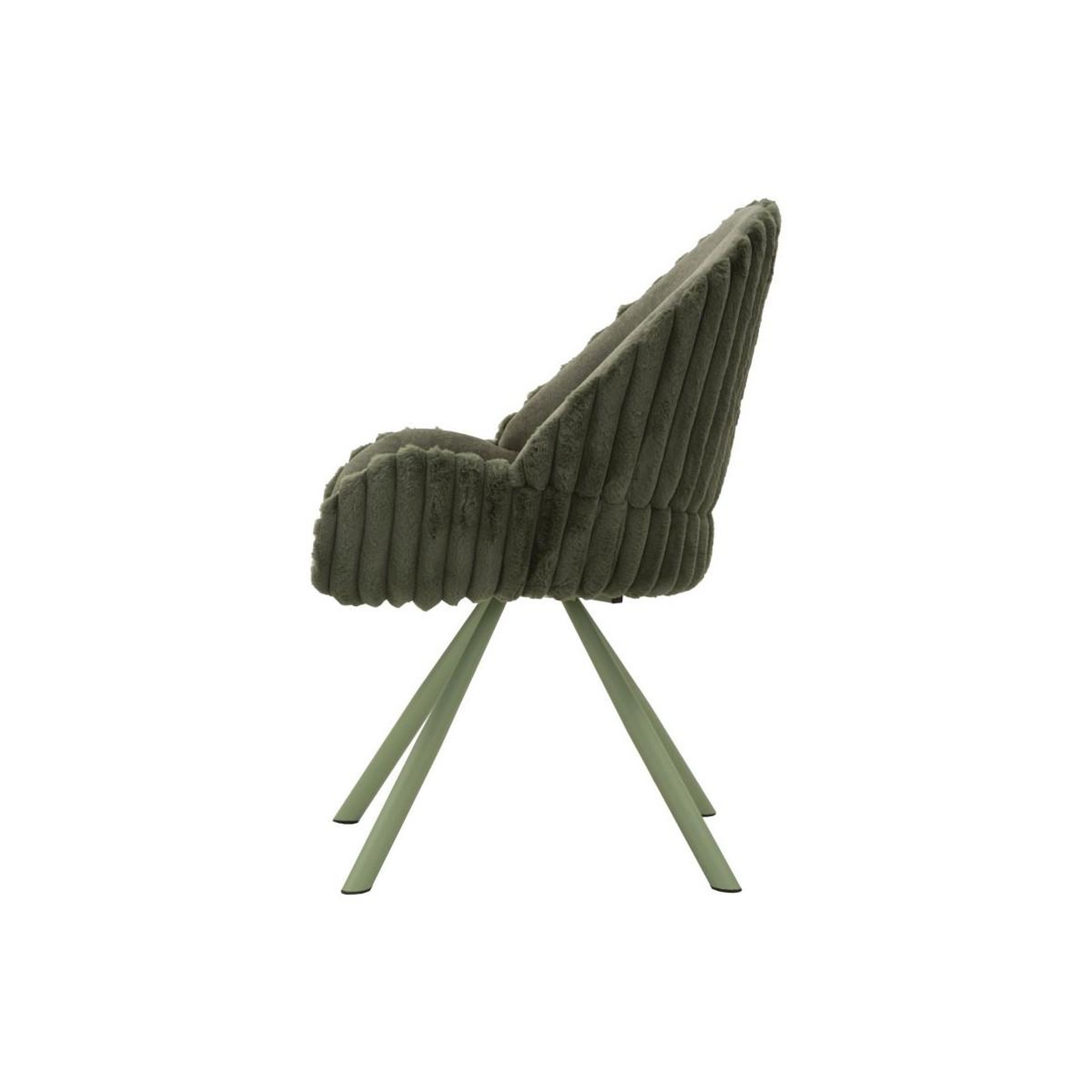 Voir la diapositive 4 : Paris Prix Lot de 2 chaises design  stoccolma  85cm vert