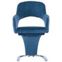 VIDAXL 3056582 Dining Chairs 4 pcs Blue Velvet (2x287775)