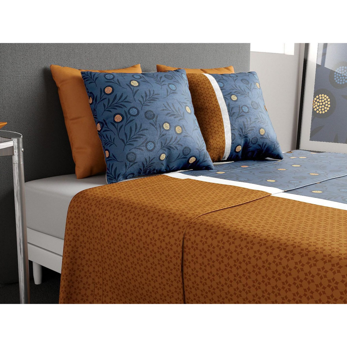 ATELIER DU COTON Parure de drap 100% coton 57fils bel'or