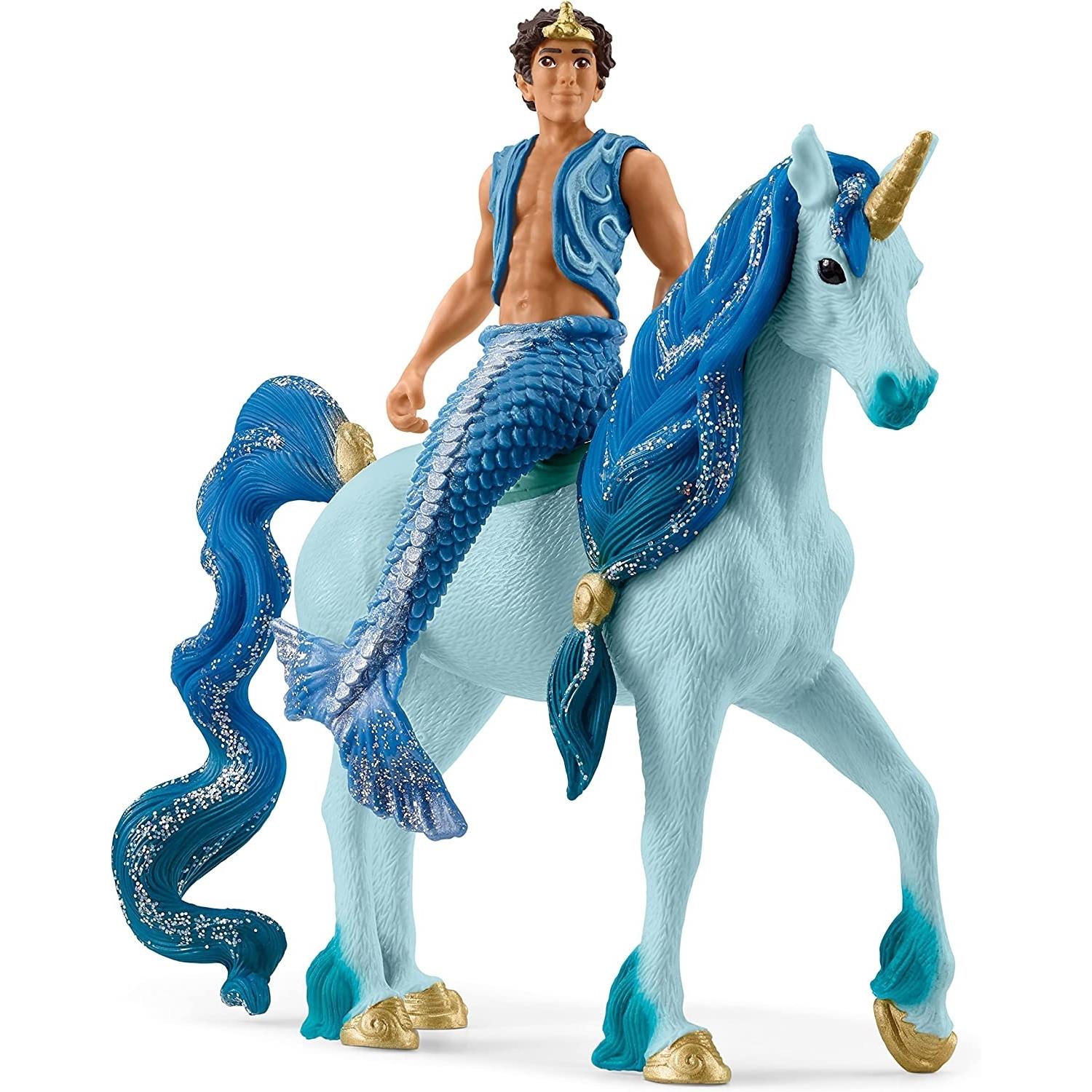 Figurine Trition Aryon et Licorne Set de 2 Pièces Jouets Durables pour Divertissement et Jeux de Simulation Cadeau pour - vue 10