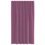 Voir la diapositive 4 : VIDAXL Rideaux en voile avec boucles 2 pcs violet 140x175 cm