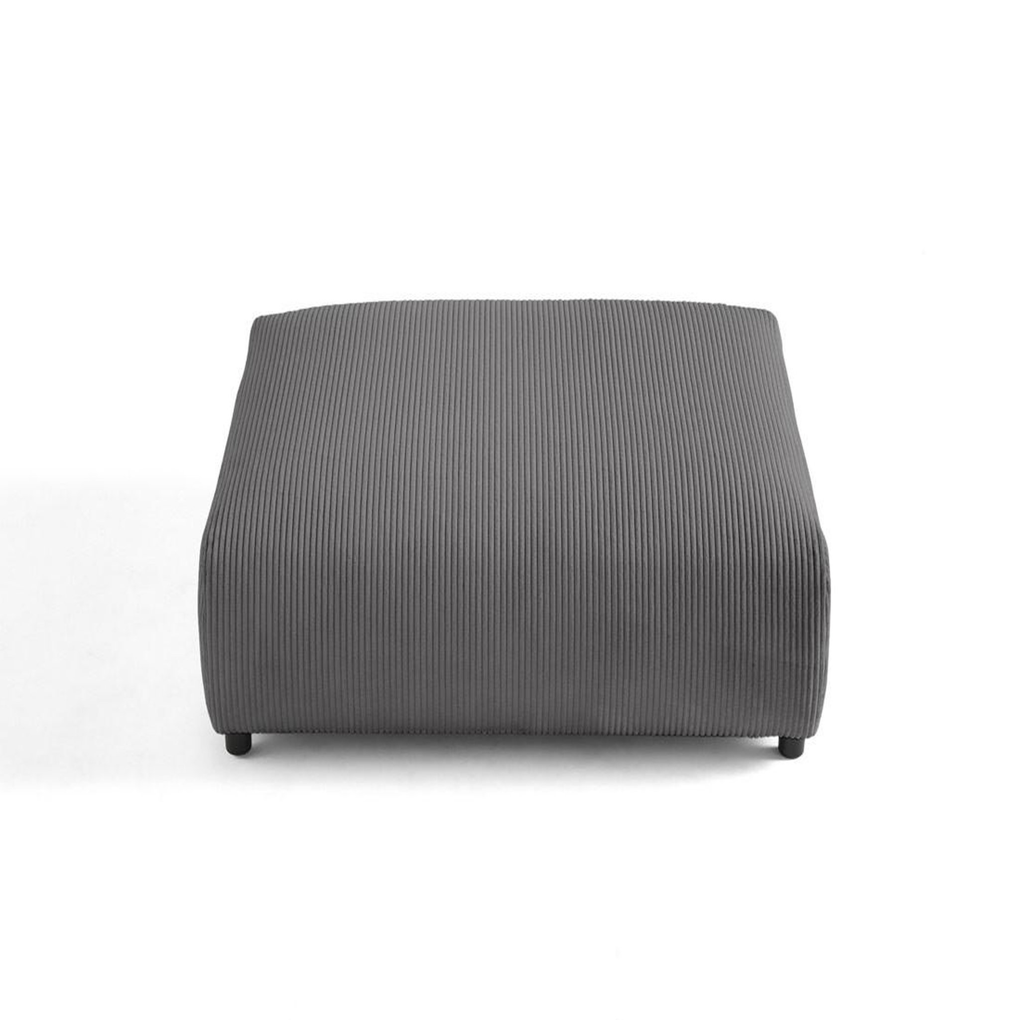 Voir la diapositive 4 : LISA DESIGN Garance - grand pouf modulable - en velours côtelé