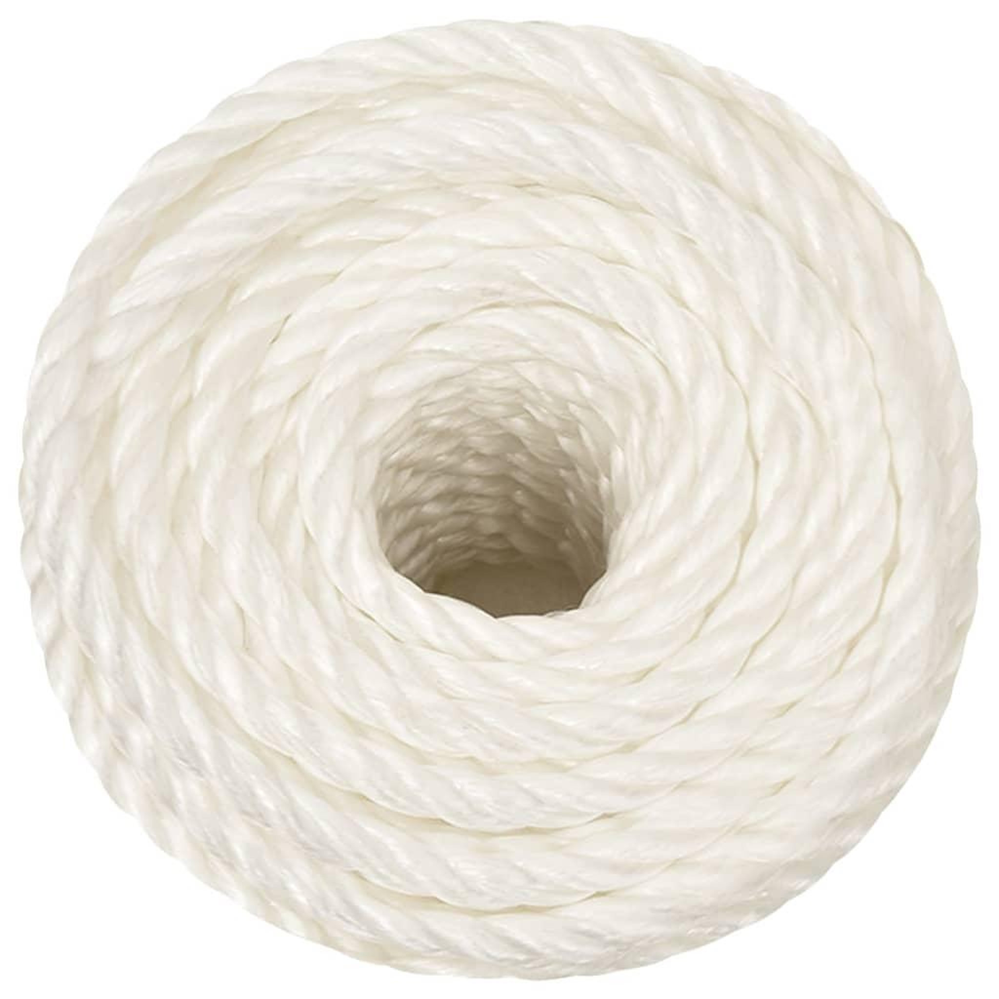 Voir la diapositive 3 : VIDAXL Corde de travail Blanc 10 mm 500 m polypropylene
