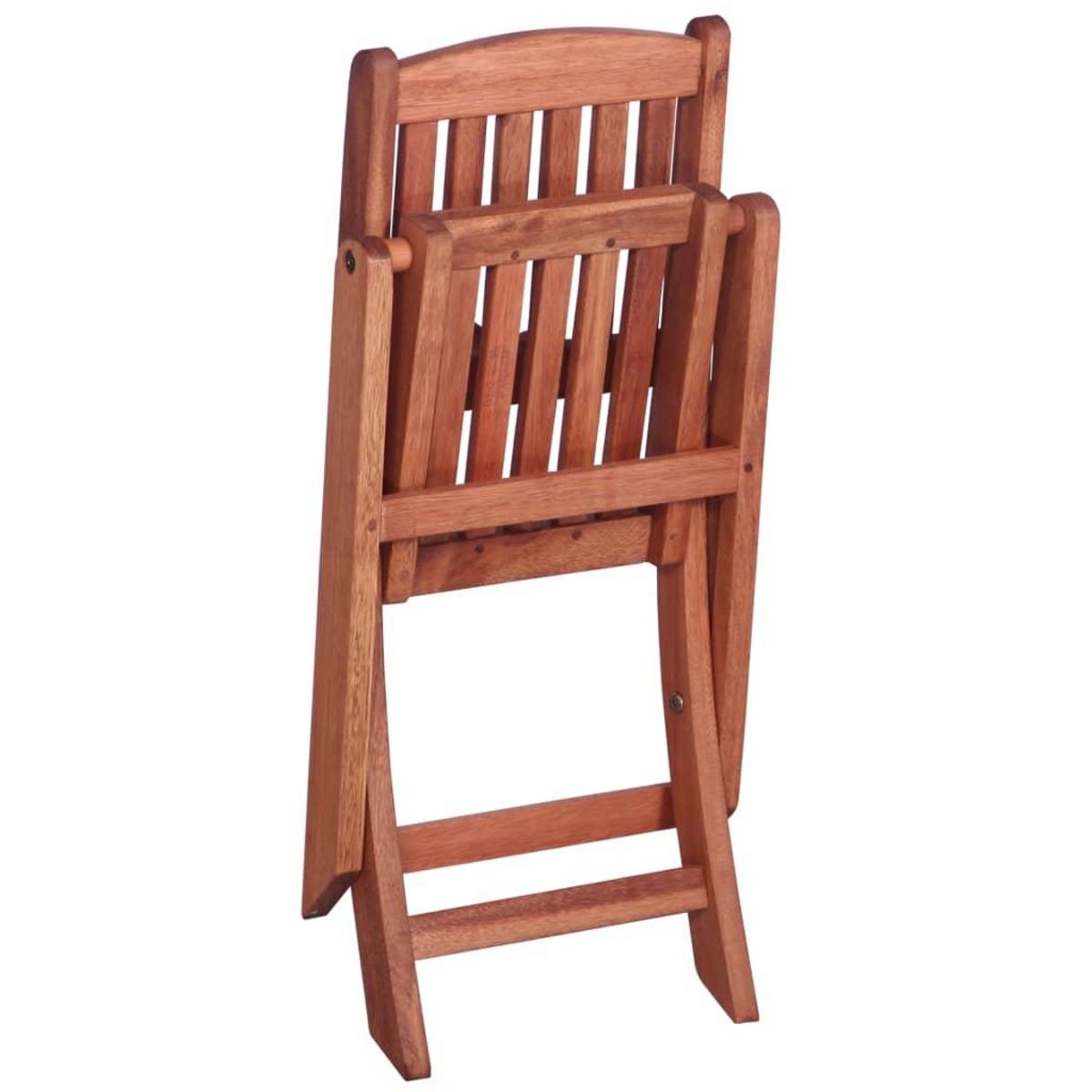 VIDAXL Chaises a manger pour enfants lot de 2 Bois d'eucalyptus