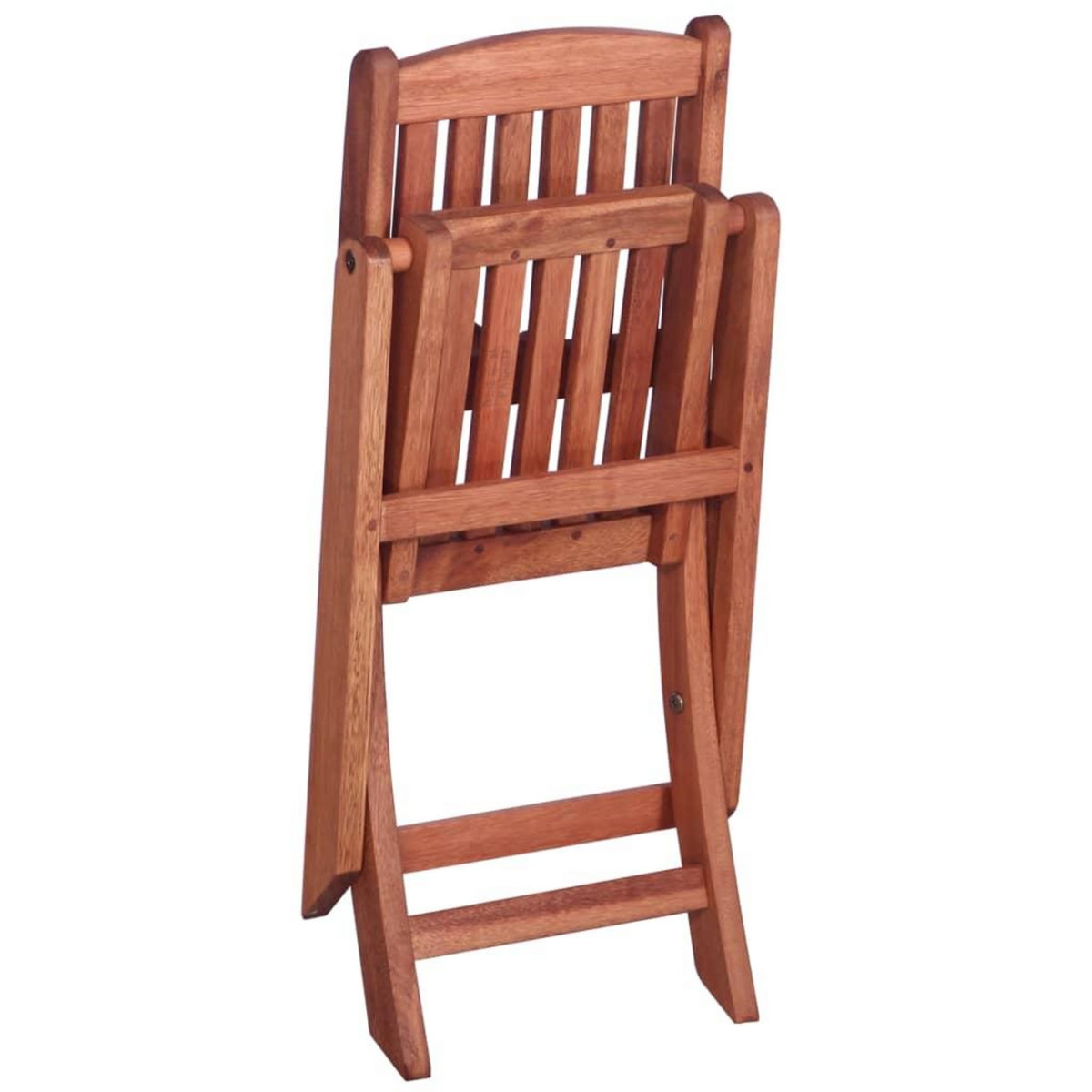 VIDAXL Chaises a manger pour enfants lot de 2 Bois d'eucalyptus