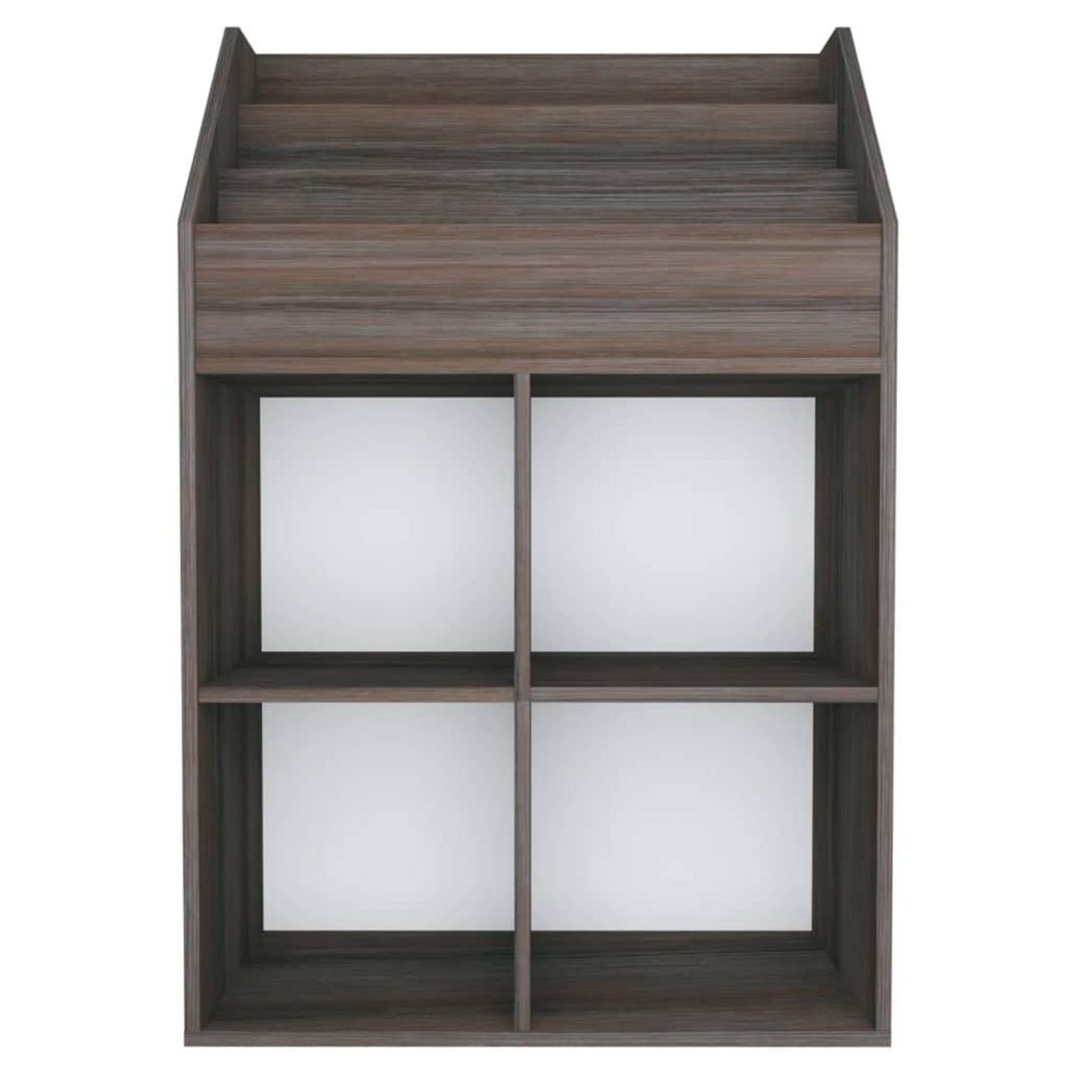 VIDAXL Porte-revue pour enfants Gris et chene sonoma Bois d'ingenierie