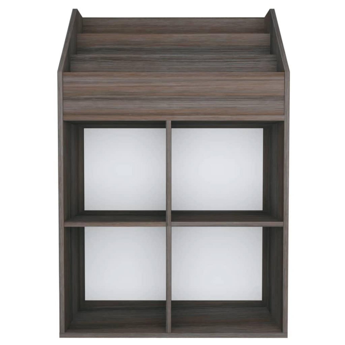 VIDAXL Porte-revue pour enfants Gris et chene sonoma Bois d'ingenierie