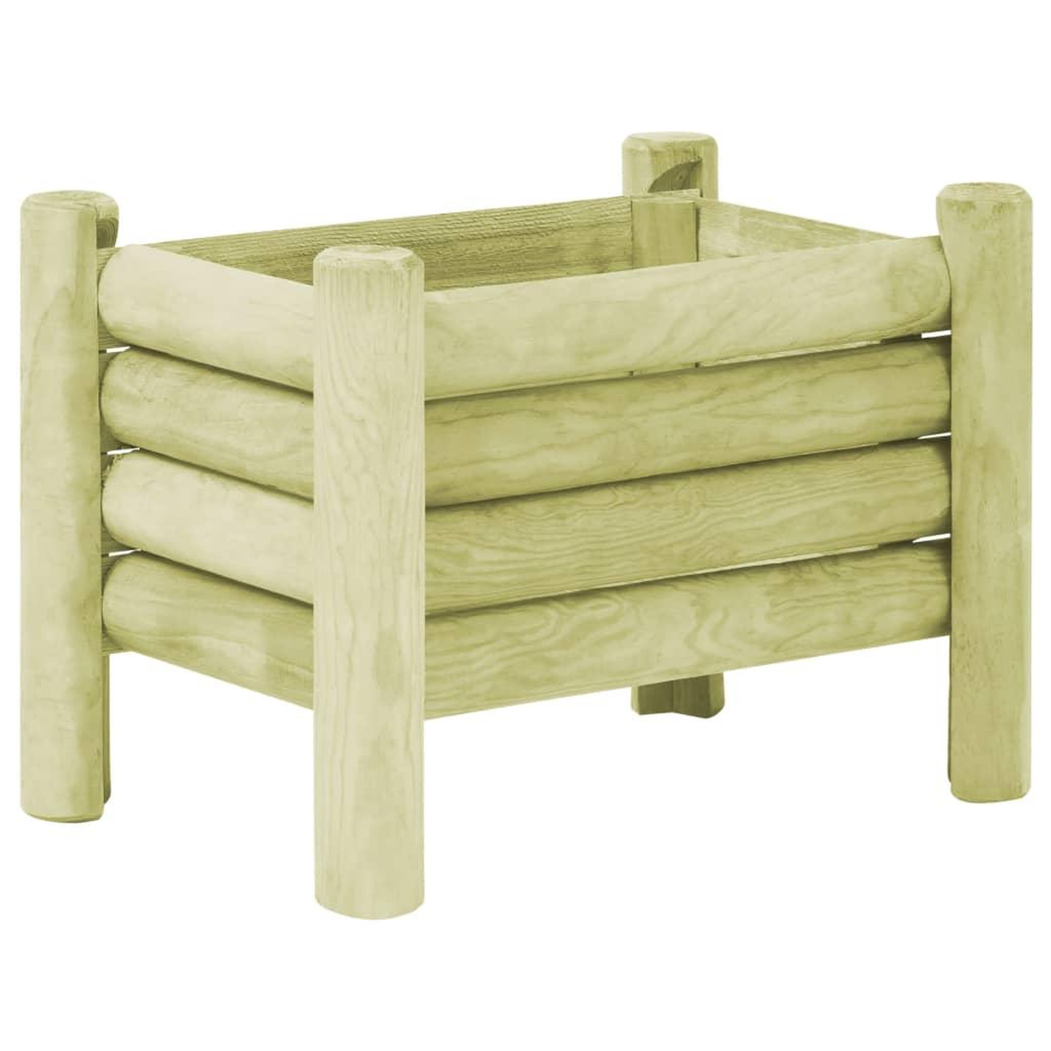 Voir la diapositive 1 : VIDAXL Lit sureleve de jardin Bois de pin impregne 60x40x42 cm
