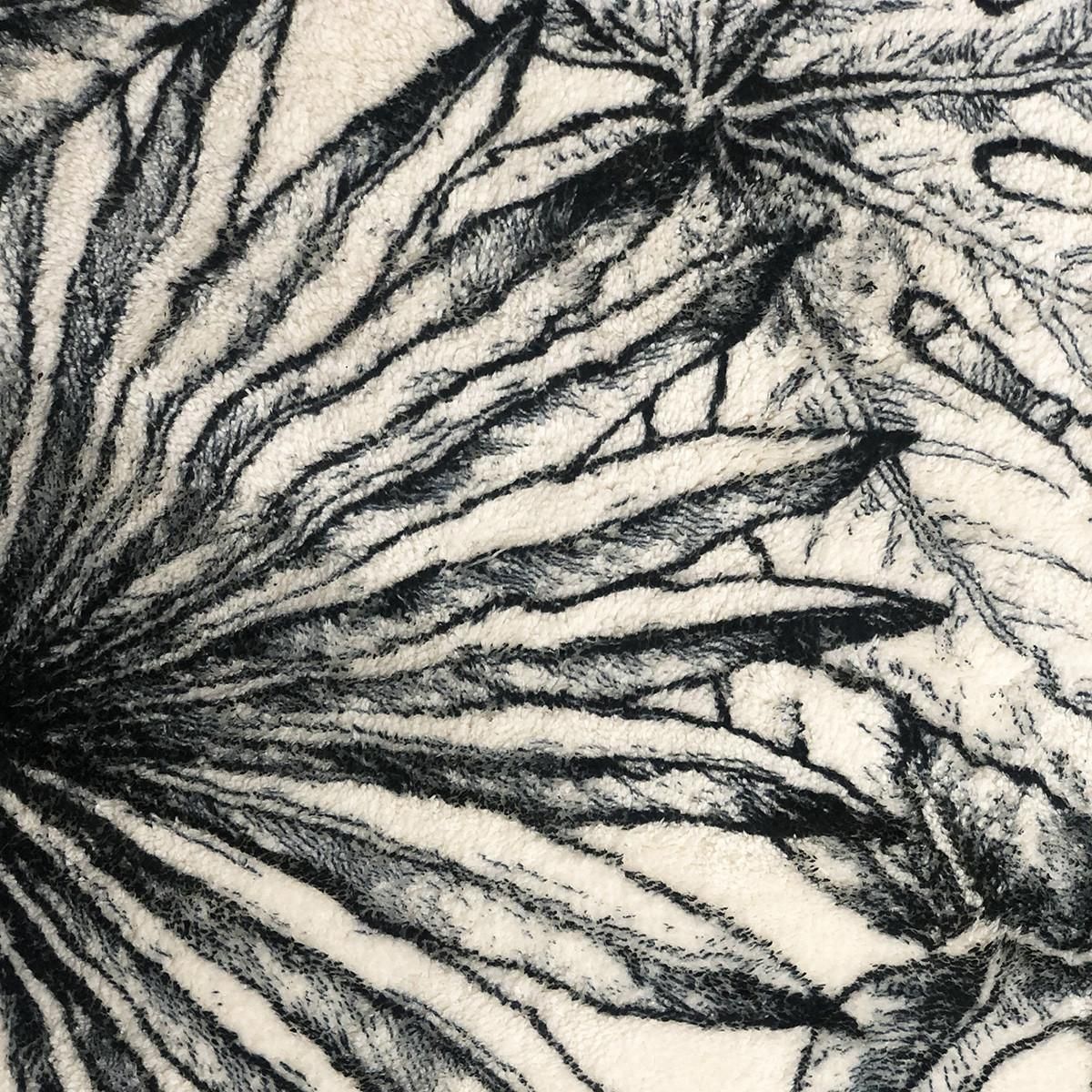 GUY LEVASSEUR Tapis de bain antidérapant imprimé feuillage 50x80cm