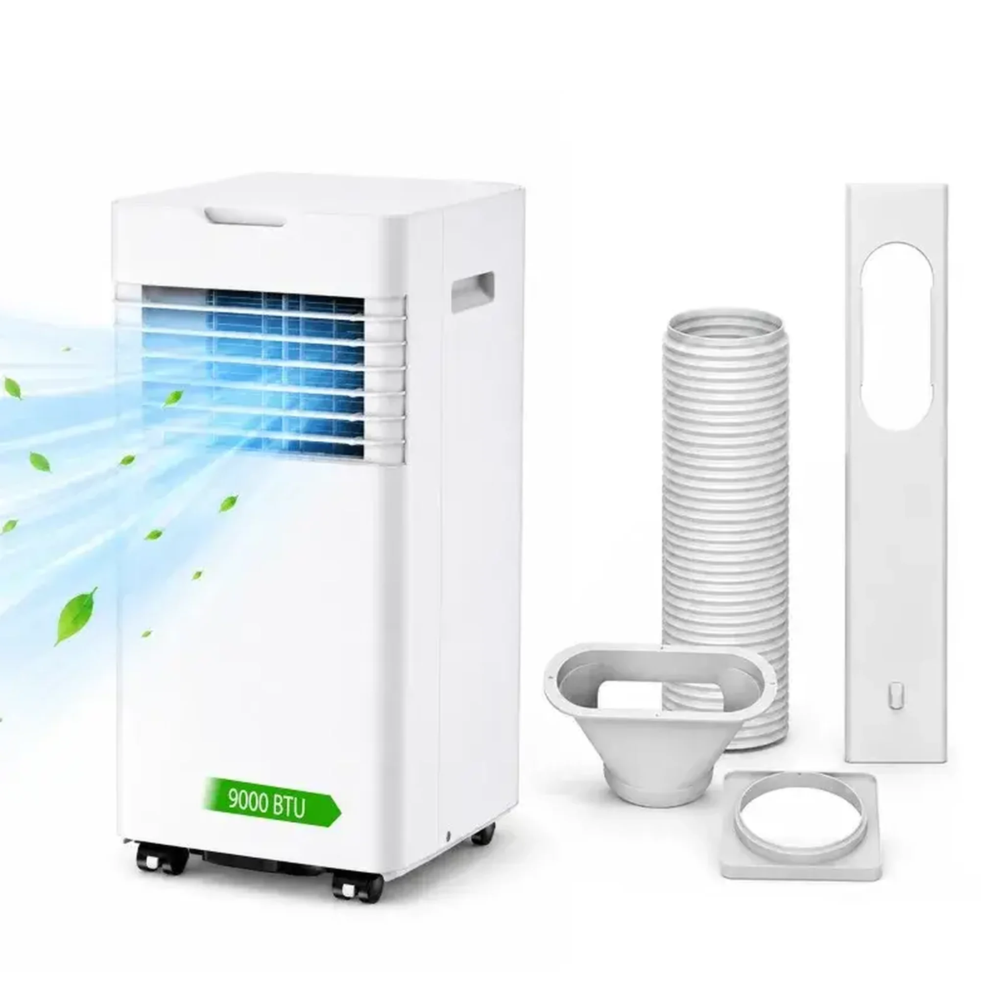 GENERIQUE Climatiseur Mobile - Blanc - 9000 Btu/h - 2 Vitesses - 12 à 18 M²