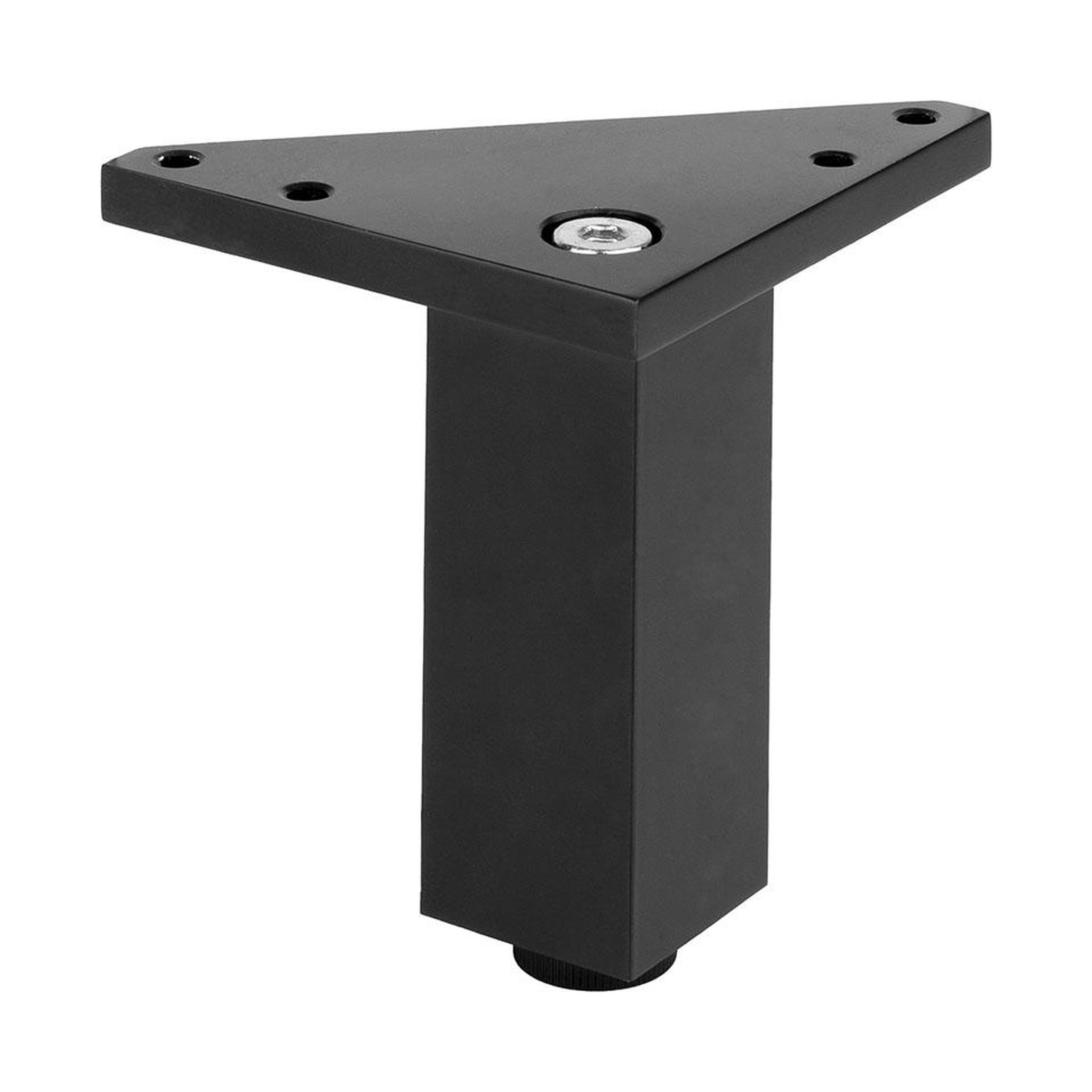 CENTRALE BRICO Pied de meuble fa002 100 mm réglable noir mat