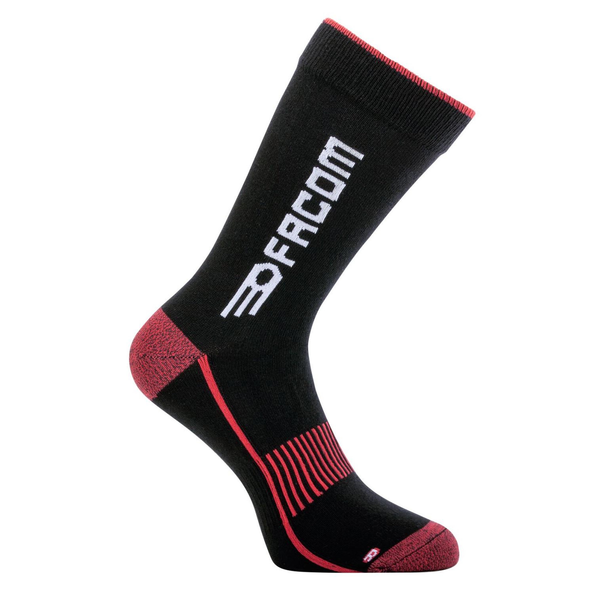 Voir la diapositive 3 : FACOM Lot de 6 paires de chaussettes hautes de travail breath