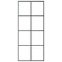 Voir la diapositive 3 : VIDAXL Porte coulissante Aluminium et verre ESG 90x205 cm Noir