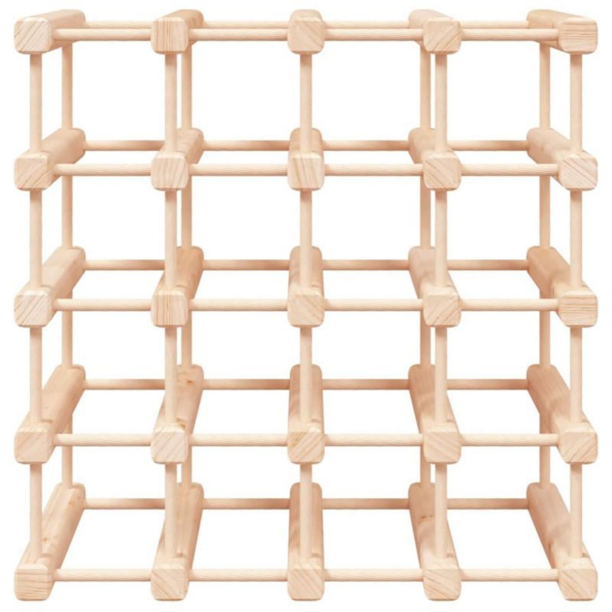 VIDAXL Casier à vin pour 20 bouteilles 46,5x23x46,5 cm pin massif