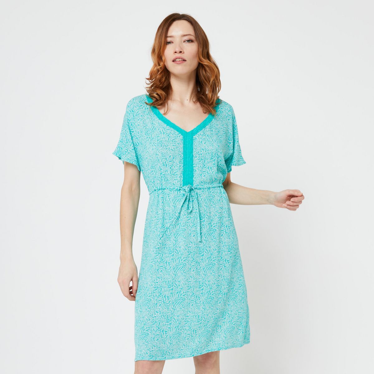 INEXTENSO Robe Turquoise femme
