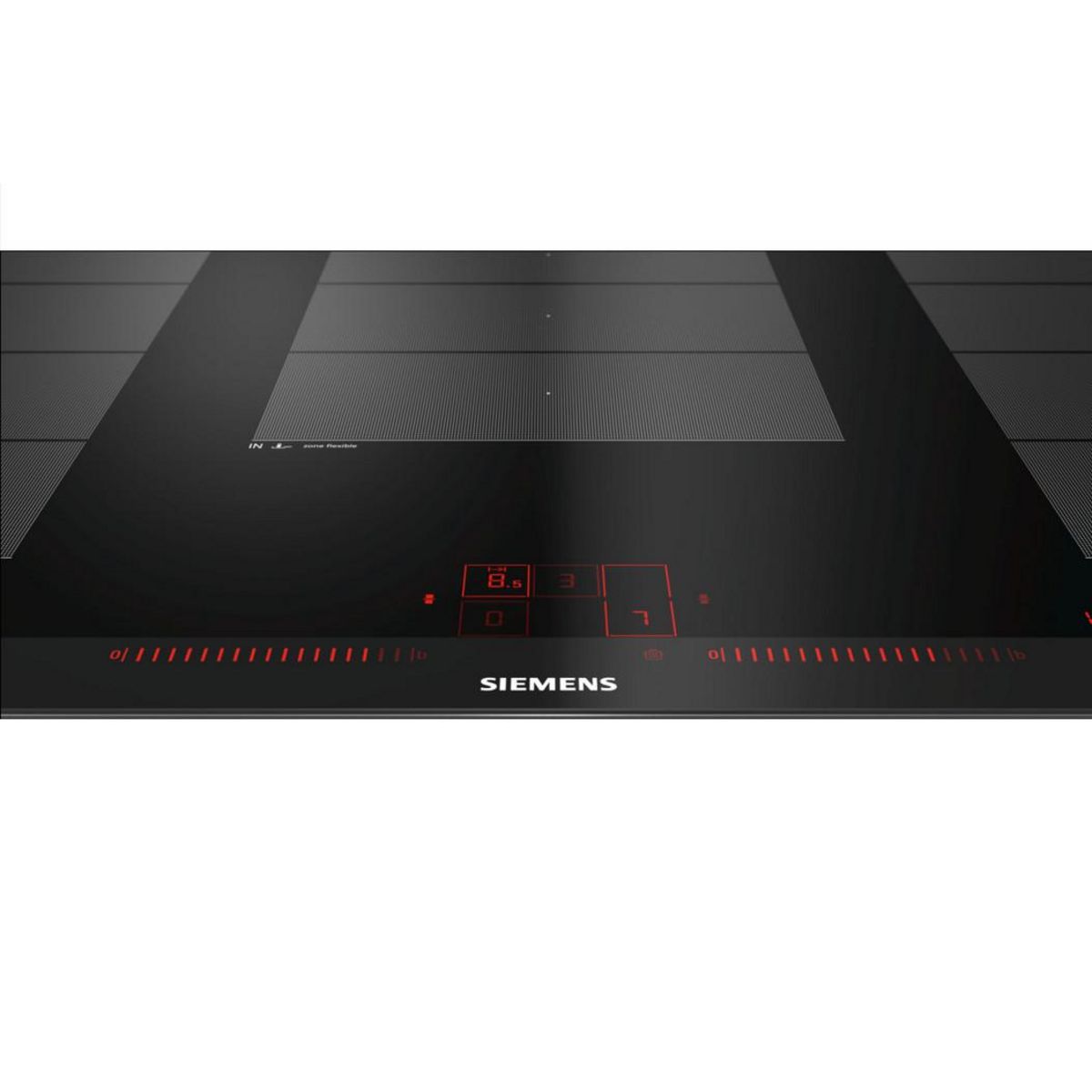 Siemens Table de cuisson à induction 90cm 5 feux 11100w noir - ex975lxc1f