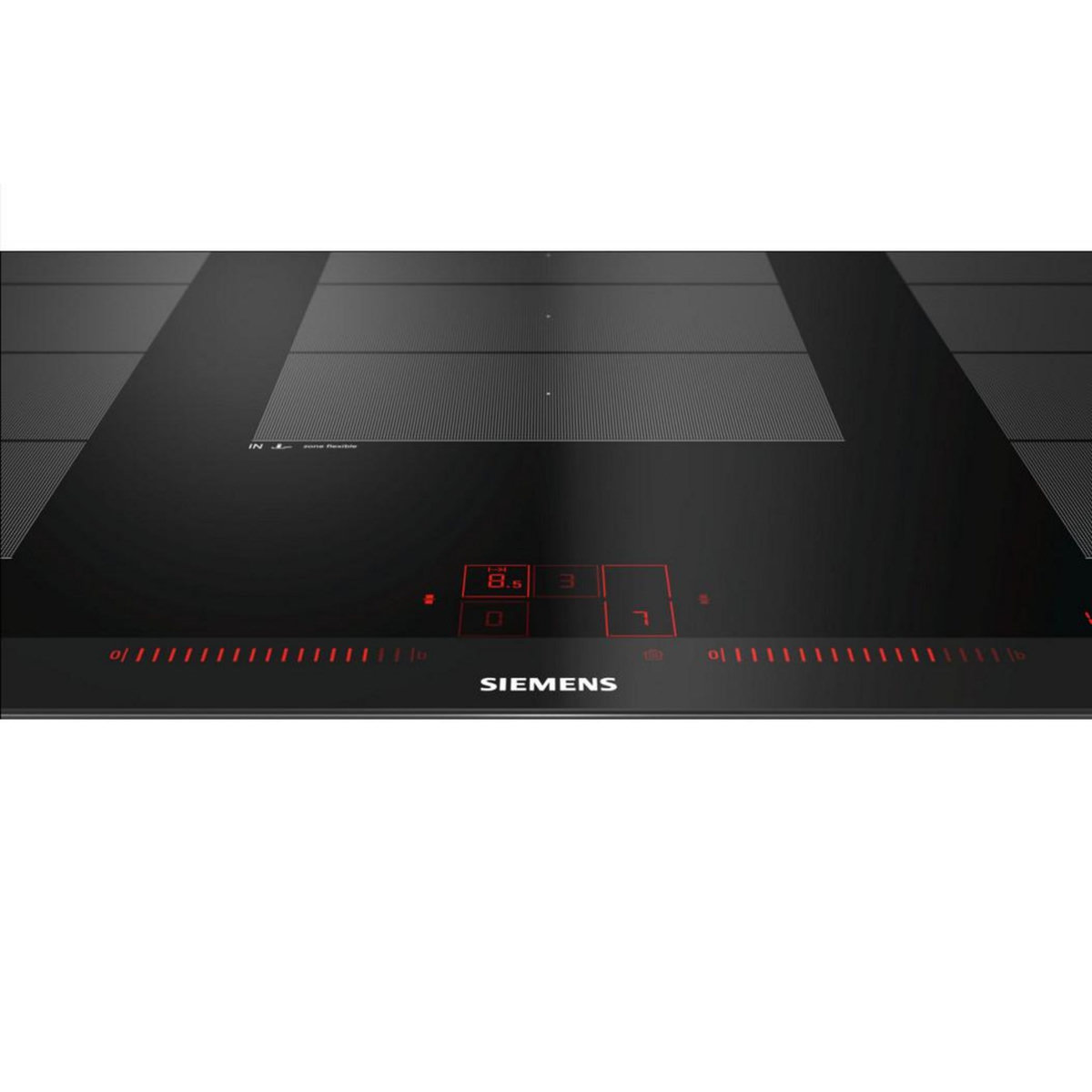 Siemens Table de cuisson à induction 90cm 5 feux 11100w noir - ex975lxc1f