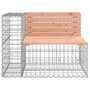 Voir la diapositive 4 : VIDAXL Banc de jardin design gabion 184x71x65,5 cm bois massif douglas