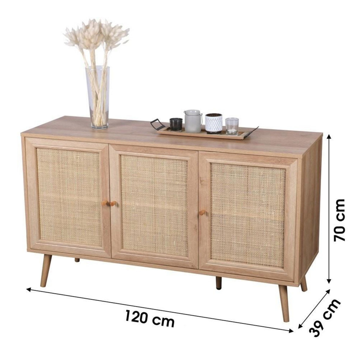 URBAN LIVING Buffet 3 portes Bali