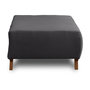 Voir la diapositive 1 : BEST MOBILIER Cristal - pouf modulable - 95 cm - en velours côtelé