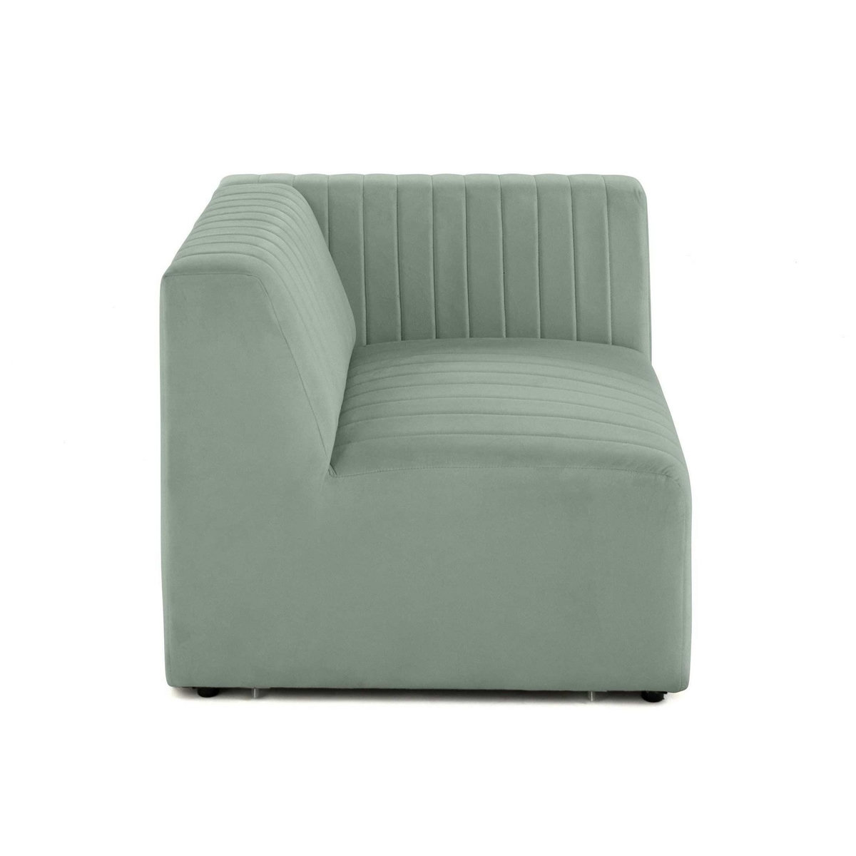 LISA DESIGN Nova - module d'assise droit - en velours