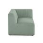 Voir la diapositive 3 : LISA DESIGN Nova - module d'assise droit - en velours