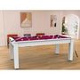 Voir la diapositive 5 : Paris Prix Table de Billard Convertible  Oregon  213cm Blanc & Prune